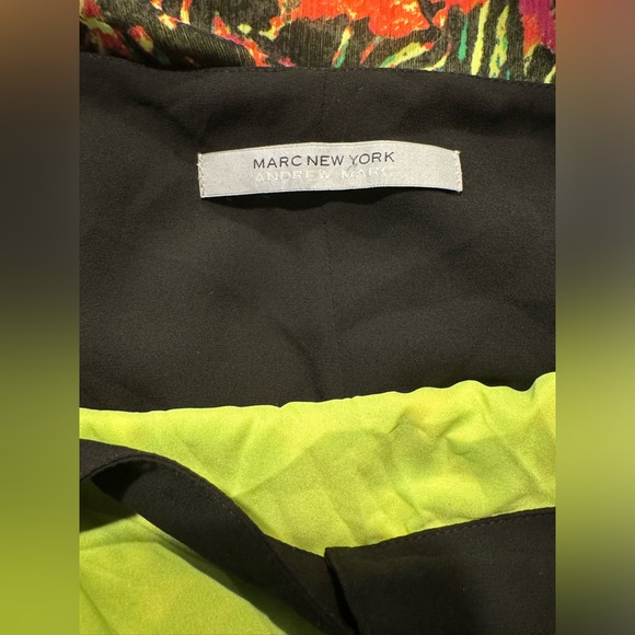 Marc New York Andrew Marc Watercolor Floral Halter Dress size 12 - Picture 13 of 13